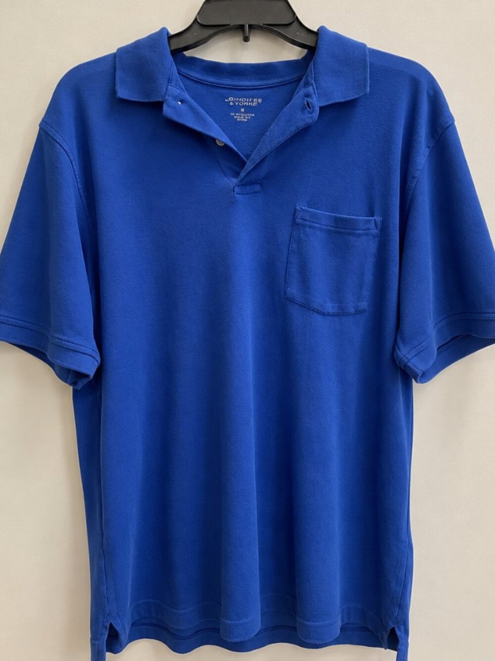 Yonkers Blue Polo Men's Size Med